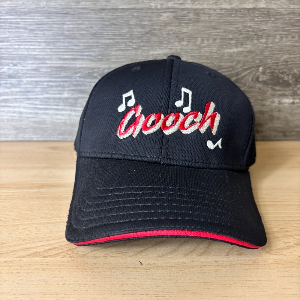 Gooch Hat Cap Strap Back Black Red Music Outdoors